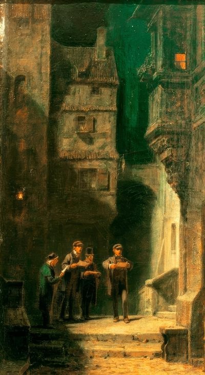 Das Quartett von Carl Spitzweg